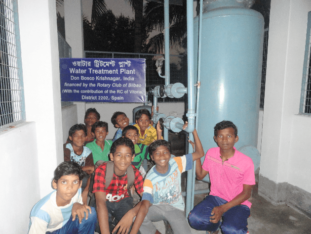 Potabilizadora de Agua en Krishnagar, Bengala Oeste, India