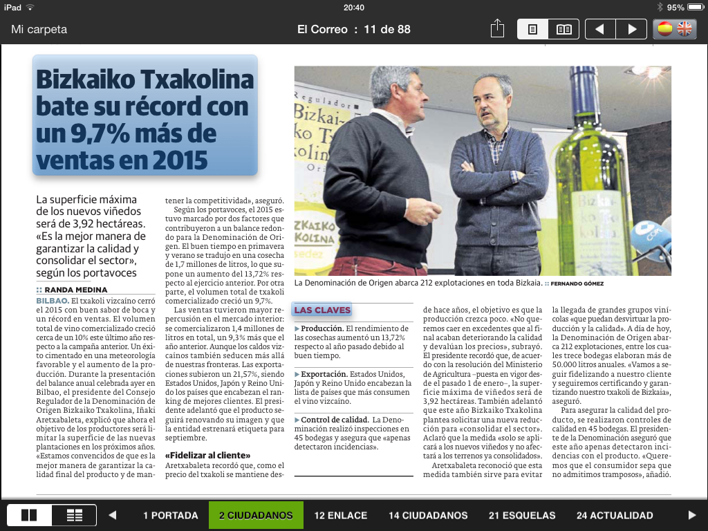 INCREMENTO VENTAS 2015