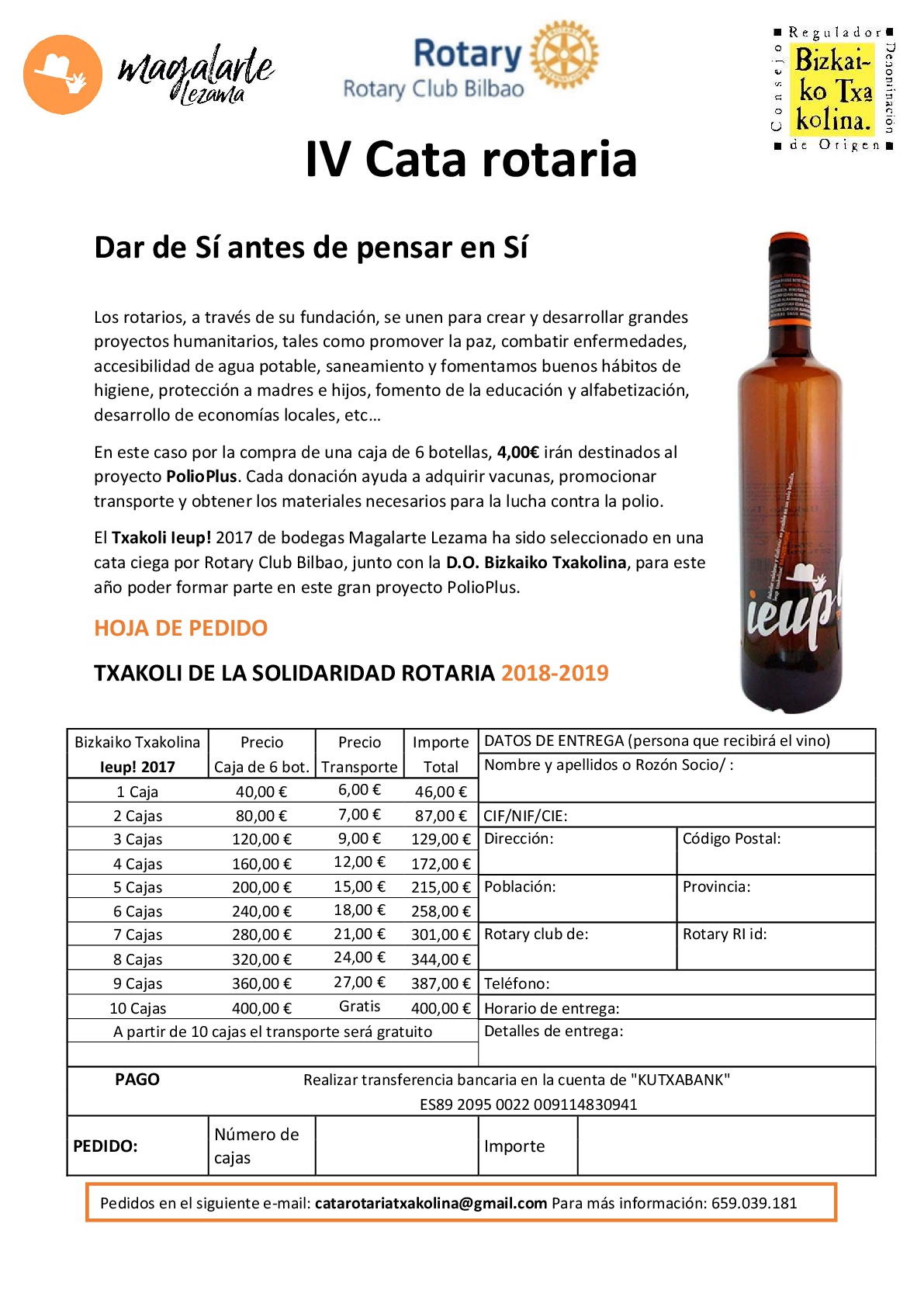 IV Cata rotaria - HOJA DE PEDIDO IEUP cosecha 2017 Bizkaiko Txakolina-001
